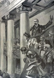 Anarchist Auguste Vaillant Throws His Bomb