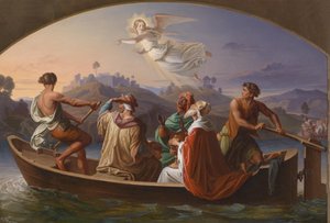 The Three Wise Men on the Way to Bethlehem by Joseph Binder