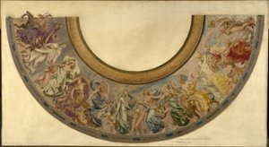 Sketch for the Festival Staircase at Paris City Hall: The Republican Months by Joseph Blanc