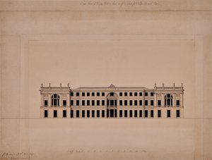 East Front of Langley Hall in Kent