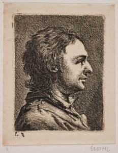Bust Portrait of a Young Man by Joseph Brecheisen