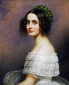 Portrait of Alexandra Amalie of Bavaria by Joseph Carl Stieler