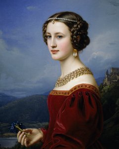 Portrait of Cornelia Vetterlein by Joseph Carl Stieler
