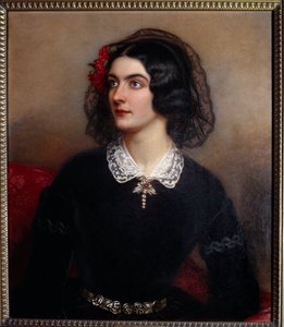 Portrait of Lola Montes or Montez by Joseph Carl Stieler