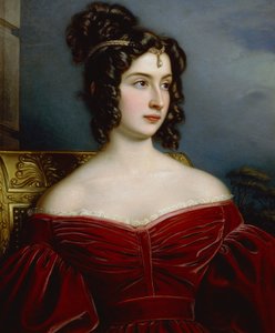 Portrait of Marchesa Marianna Florenzi by Joseph Carl Stieler