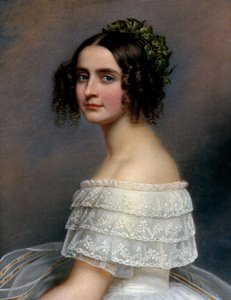 Portrait of Princess Alexandra of Bavaria by Joseph Carl Stieler