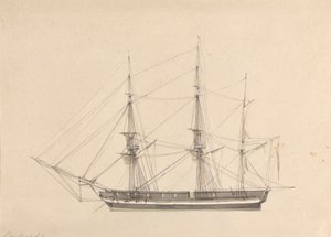 Side View of Single Barque by Joseph Cartwright