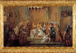 Baptism of the Dauphin Louis, Son of Louis XIV by Joseph Christophe