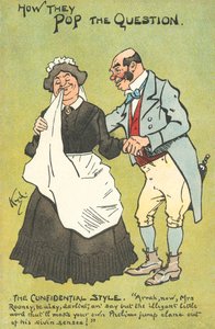 How they pop the question, the confidential style by Joseph Clayton Clarke