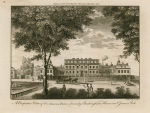Buckingham House, St Jamess Park by Joseph Collyer