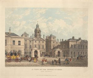 A View of Horse Guards from Whitehall by Joseph Constantine Stadler