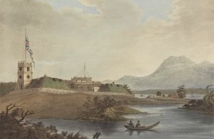 Fort Marlborough, Benkulen, Sumatra, 1799 by Joseph Constantine Stadler