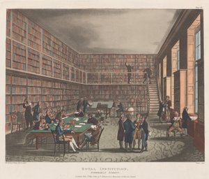 Royal Institution, Albemarle Street, May 1, 1809 by Joseph Constantine Stadler