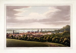 View of Greenwich, London, 1795 by Joseph Constantine Stadler