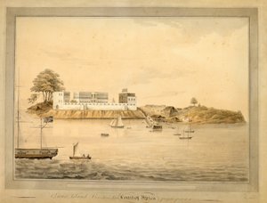 View of Bance Island, Sierra Leone, Africa, c.1805