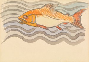 Fish by Joseph Crawhall