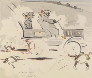 The Road Hog by Joseph Crawhall