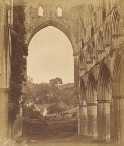 Rievaulx Abbey. Interior of the Choir by Joseph Cundall