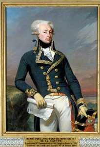 Portrait of Gilbert du Motier, Marquis de Lafayette