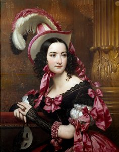 The Venetian at the Ball Mask by Joseph Desire Court