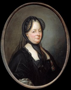 Portrait of Marie Therese of Austria (1717-1780), Empress Queen of Hungary and Bohemia by Joseph Ducreux