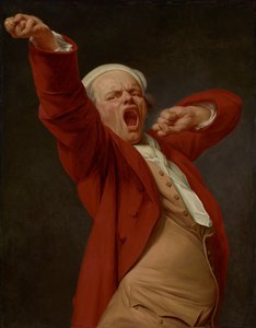 Self-Portrait, Yawning