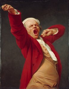 Self-Portrait, Yawning, ca. 1783