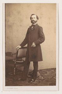 Portrait of the Painter Joseph Bellemans, Full-Length by Joseph Dupont