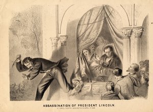 The Assassination of President Lincoln, 1865 by Joseph E. Baker