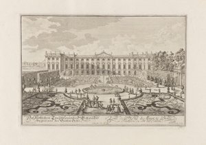 The Palais Trautson in Vienna, 1719 by Joseph Emanuel Fischer von Erlach