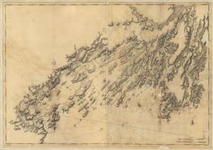 Coast of Maine from Salter Island to Portland Head by Joseph F. W. Des Barres