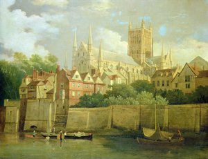 A View of Worcester Cathedral from the Southwest by Joseph Farington