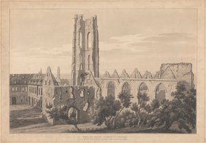 View of St. Nicholas Church at Valenciennes after the Siege by Joseph Farington