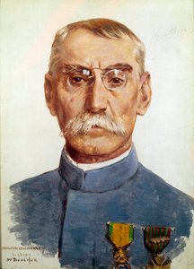 First World War (1914-1918): Portrait of Marshal Joseph Simon Gallieni (1849-1916)