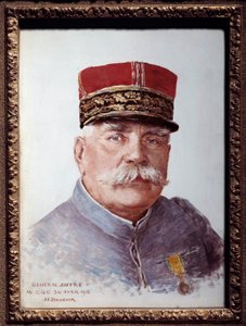 Portrait of General Joffre (1852-1931), marechal of France by Joseph Felix Bouchor