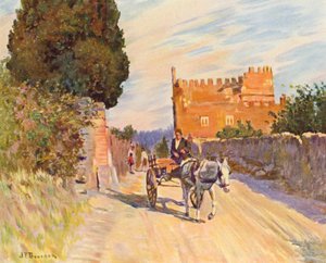 Rome: Tombeau de Caecilia Metella by Joseph Felix Bouchor