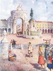 The Praca do Commercio, Lisbon