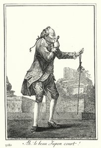 Ah! The Beautiful Short Skirt by Joseph Franz von (after) Goez