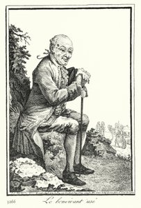 The Worn Out Bon Viveur by Joseph Franz von (after) Goez