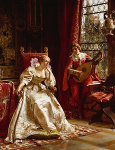 The Serenade by Joseph Frederick Charles Soulacroix
