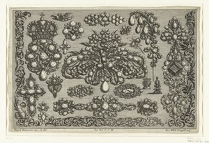 Eighteen Designs for Jewelry, A New Book of All Kinds of Gold Work (series title) by Joseph Friedrich Leopold
