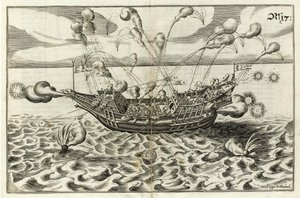 Illustration from Architectura navalis by J. Furttenbach by Joseph Furttenbach