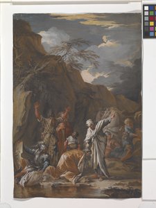 St. Philip Baptising The Eunuch by Joseph Goupy
