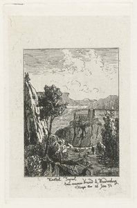 Castle on a Rock, Castle in Tyrol (title on object)