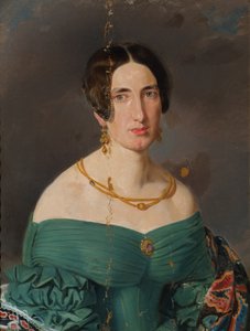 Woman in Green Dress