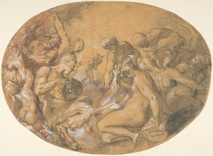 Satyrs and Nymphs, ca. 1599 by Joseph Heintz the Elder