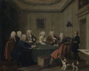 A Club of Gentlemen by Joseph Highmore