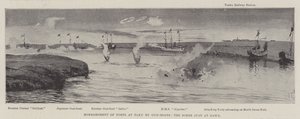 Bombardment of Forts at Taku by Gun-Boats, the Scene just at Dawn by Joseph Holland Tringham