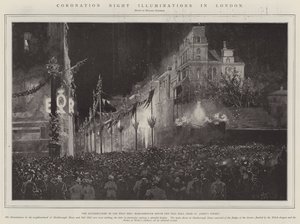 Coronation Night Illuminations in London