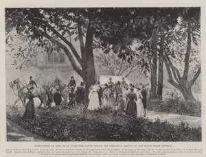 Home-Coming of Earl de la Warr from South Africa, His Lordship